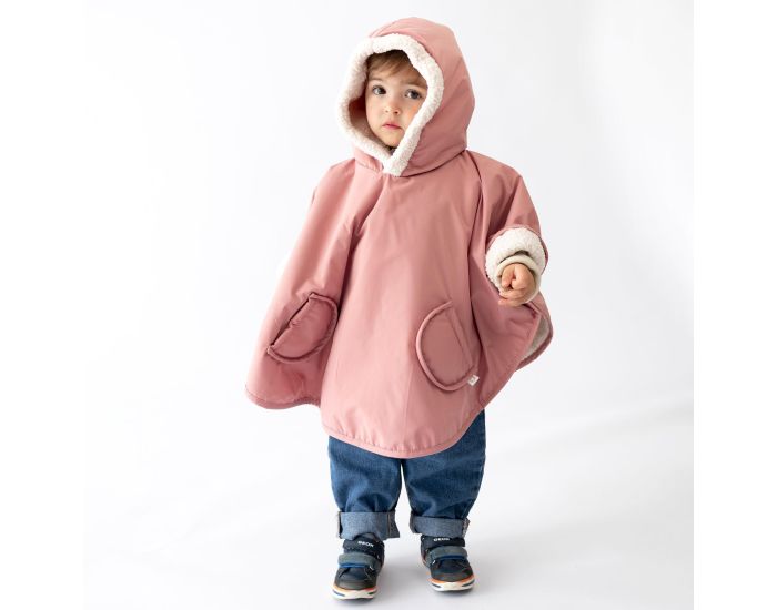 BEMINI Poncho de Voyage Waterproof + Teddy - 9 � 36 mois (1)