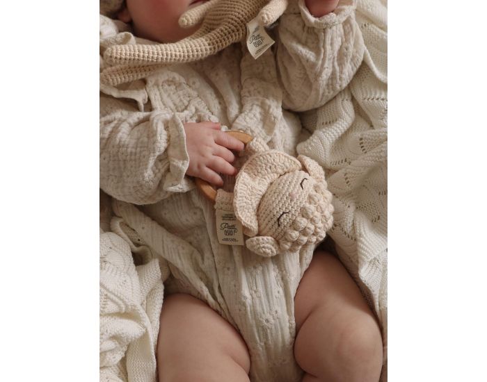 PATTI OSLO Anneau de Dentition en Crochet - Agneau - D�s la naissance  (1)