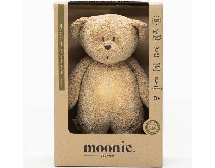 MOONIE Peluche Veilleuse Musicale Ourson - Cappuccino - D�s la naissance (3)