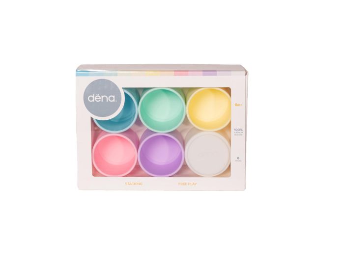 D�NA Gobelets Empilables en Silicone - D�s la naissance  (6)