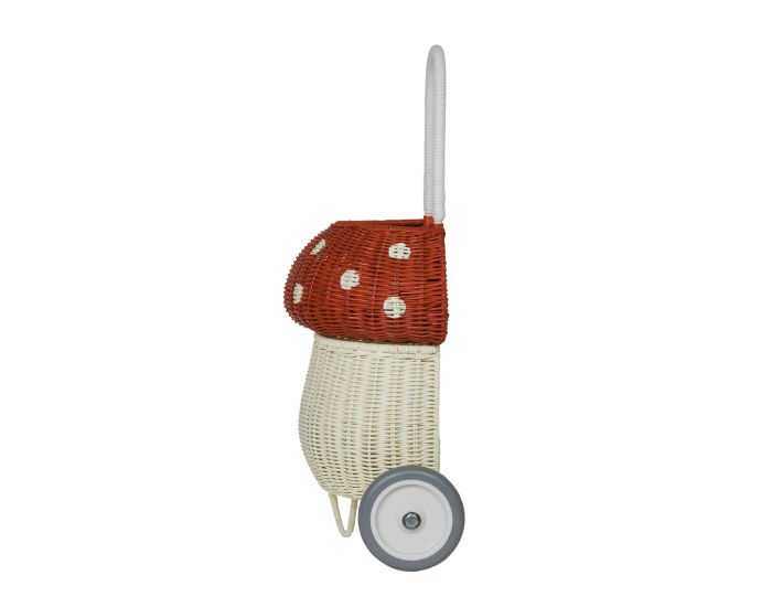 OLLI ELLA Panier � Roulettes - Luggy Champignon (4)