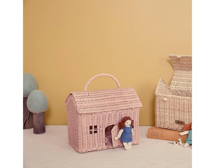 OLLI ELLA Panier en Rotin - Maison Casa Clutch - D�s 3 ans (3)