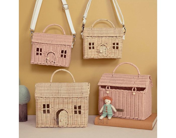 OLLI ELLA Panier en Rotin - Maison Casa Clutch - D�s 3 ans (4)