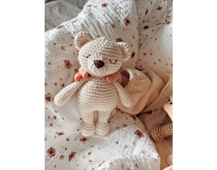 PATTI OSLO Doudou en Crochet - Petit Ours - D�s la naissance  (3)