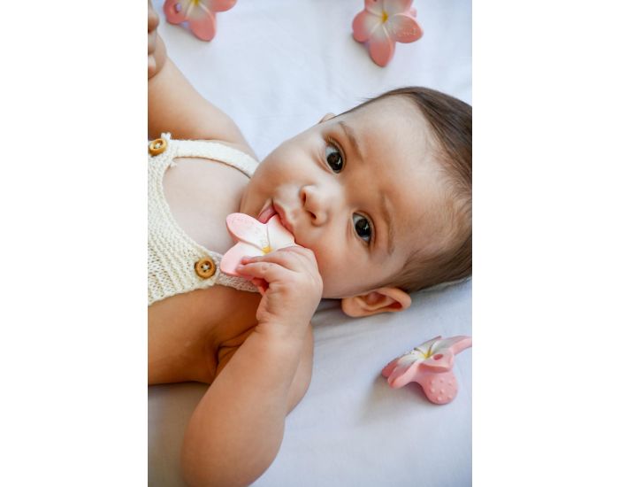 OLI ET CAROL Mini Anneau de Dentition - Fleur - D�s la naissance  (2)