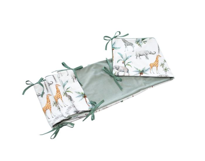SEVIRA KIDS Housse pour Tour de Lit R�versible - Safari (2)