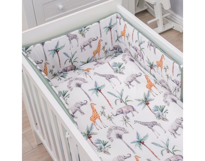 SEVIRA KIDS Housse pour Tour de Lit R�versible - Safari (4)