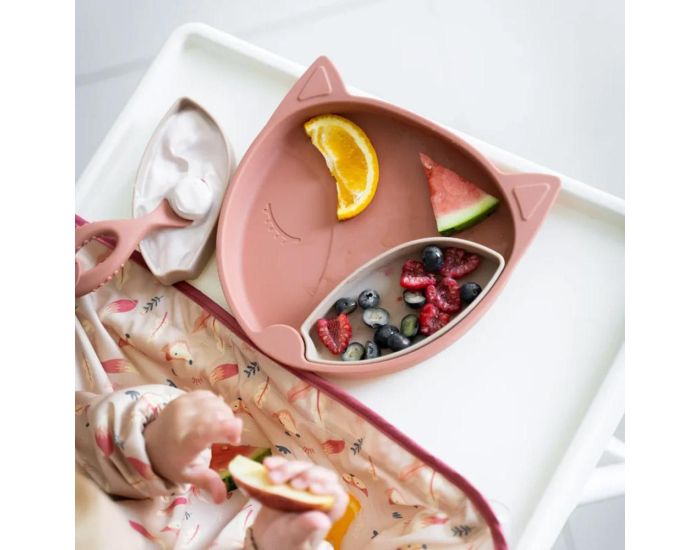 TIDY TOT Coffret La DIVERSIFICATION - 3 Bavoirs Nomade + 1 Assiette + 1 Cuill�re  (1)