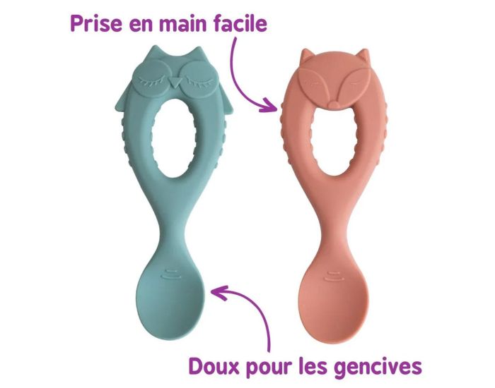 TIDY TOT Coffret La DIVERSIFICATION - 3 Bavoirs Nomade + 1 Assiette + 1 Cuill�re  (2)