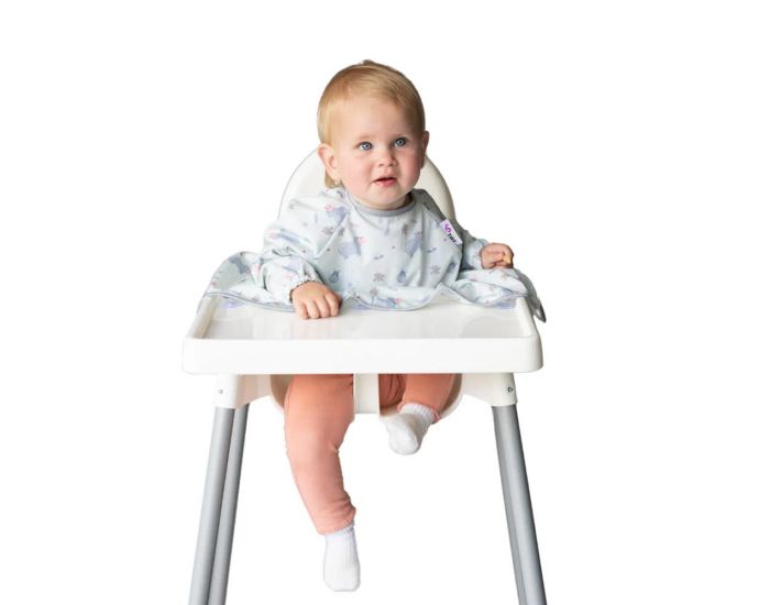 TIDY TOT Coffret La DIVERSIFICATION - 3 Bavoirs Nomade + 1 Assiette + 1 Cuill�re  (4)