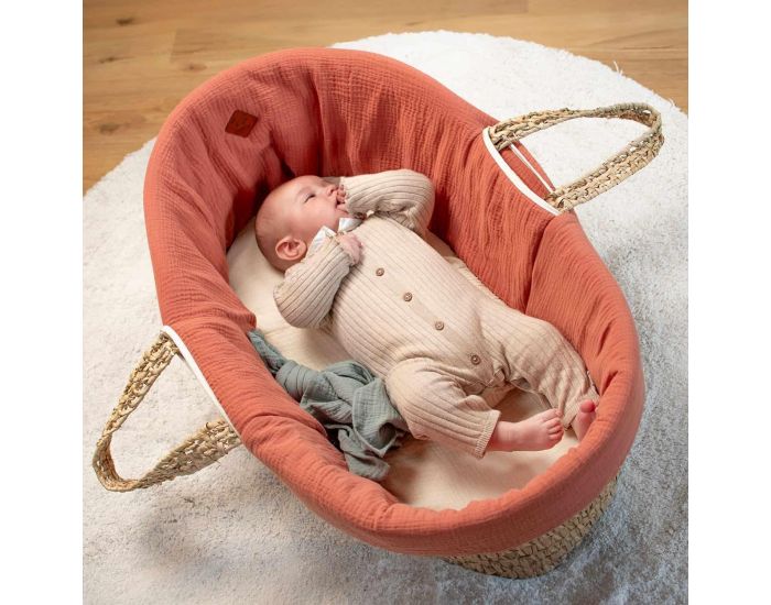 SEVIRA KIDS Couffin B�b� avec Matelas, Habillage et Drap Housse - Jeanne (4)