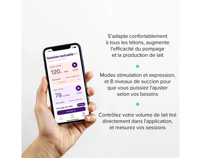 PERIFIT Tire-Lait Electrique Nomade + T�terelle 21 mm  (3)