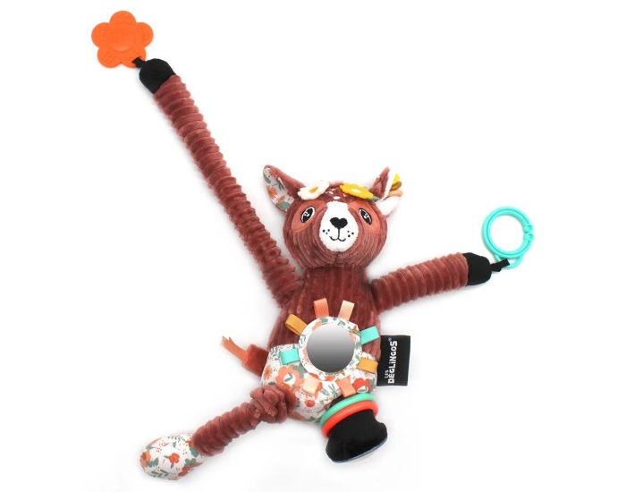 LES DEGLINGOS Peluche d'Activit�s Nomade - M�lim�los la Biche - D�s 12 mois  (2)