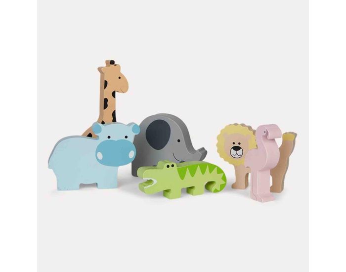 JABADABADO Jouet en Bois - Grande Voiture Jeep - Safari - D�s 18 mois (4)