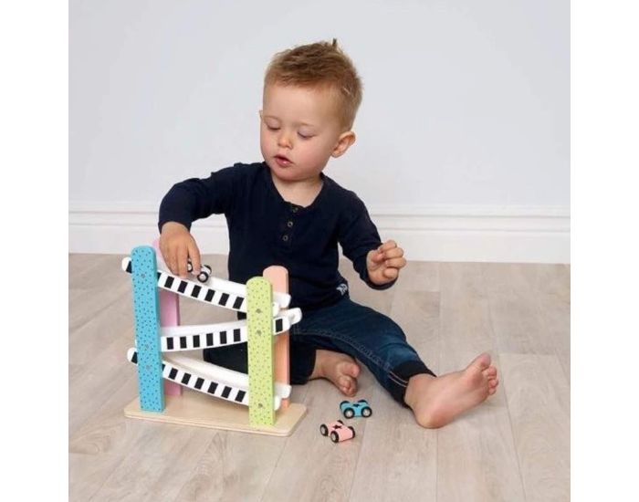 JABADABADO Jouet en Bois - Rampe de Course - Circuit Voiture Looping - D�s 18 mois  (1)