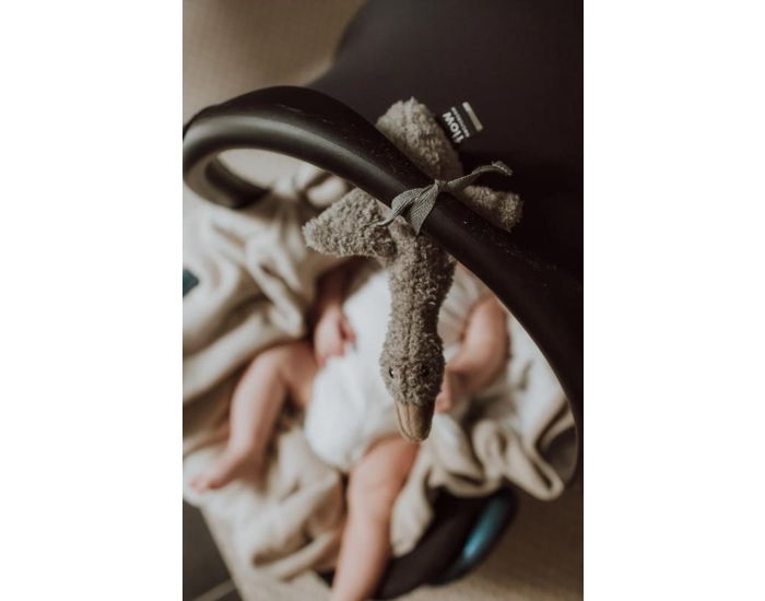 FLOW AMSTERDAM Peluche Bruit Blanc � Suspendre - Liva l'Oie - Grise - D�s la naissance  (3)