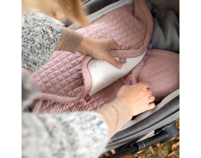 BEMINI Nid d'Ange - BISIDE Ouatin� Pady Quilted + Teddy - 0 � 12 mois  (3)