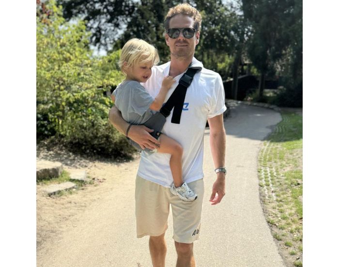 WILDRIDE Porte-B�b� - Iron - Gris M�tal (4)