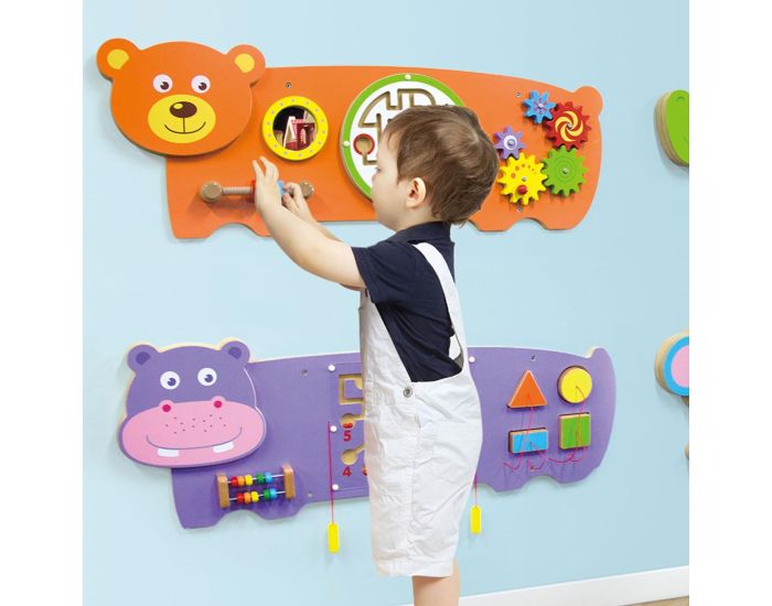VIGA TOYS Panneau d'Activit�s Mural Ours - D�s 1 an (3)