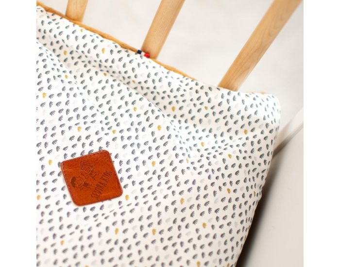 SEVIRA KIDS Couverture Rversible en Minky Lior - Camel (4)