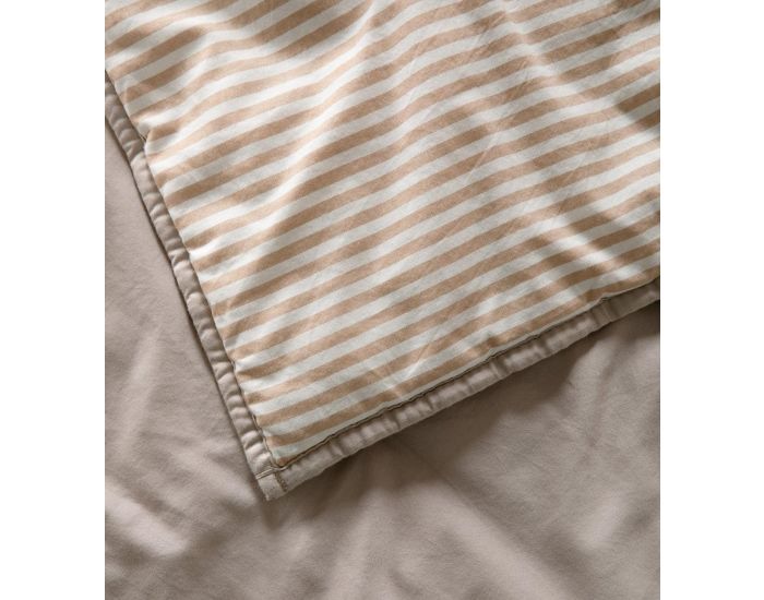 KADOLIS Couverture Matelass�e - Faro Rayure - Ambre (2)