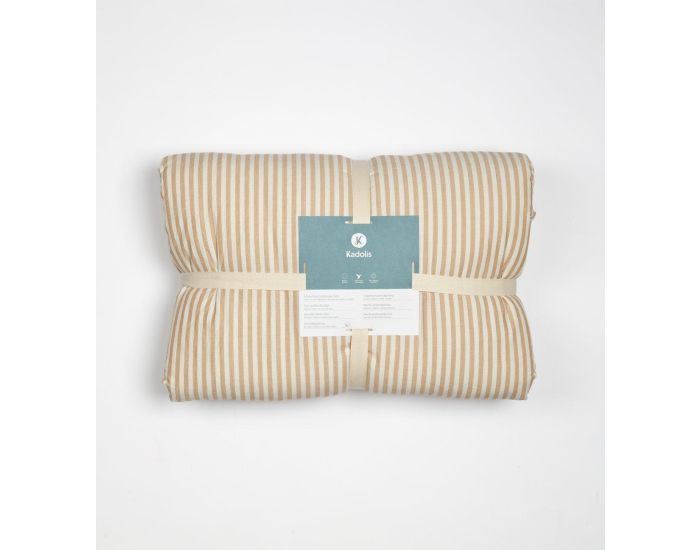 KADOLIS Couverture Matelass�e - Faro Rayure - Ambre (4)