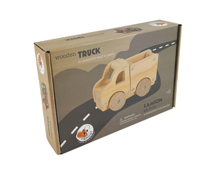 EGMONT TOYS Camion en Bois � Monter et � Peindre - D�s 3 ans  (2)