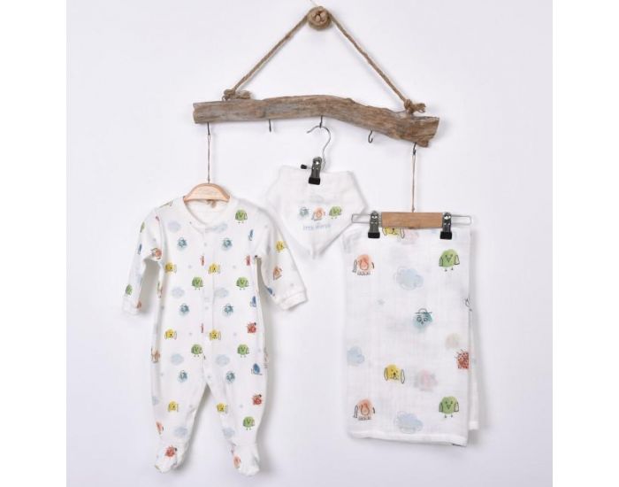 SEVIRA KIDS Kit Dors-Bien + Bandana + Lange - Little Friends (11)
