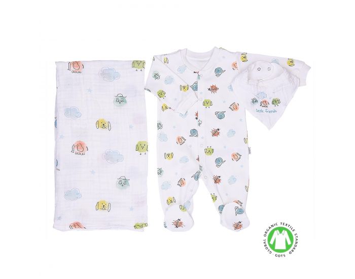 SEVIRA KIDS Kit Dors-Bien + Bandana + Lange - Little Friends (5)