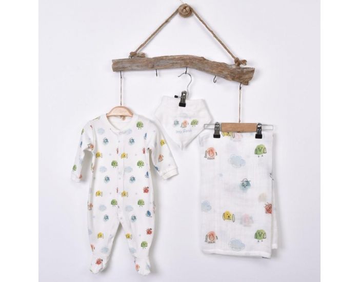 SEVIRA KIDS Kit Dors-Bien + Bandana + Lange - Little Friends (6)