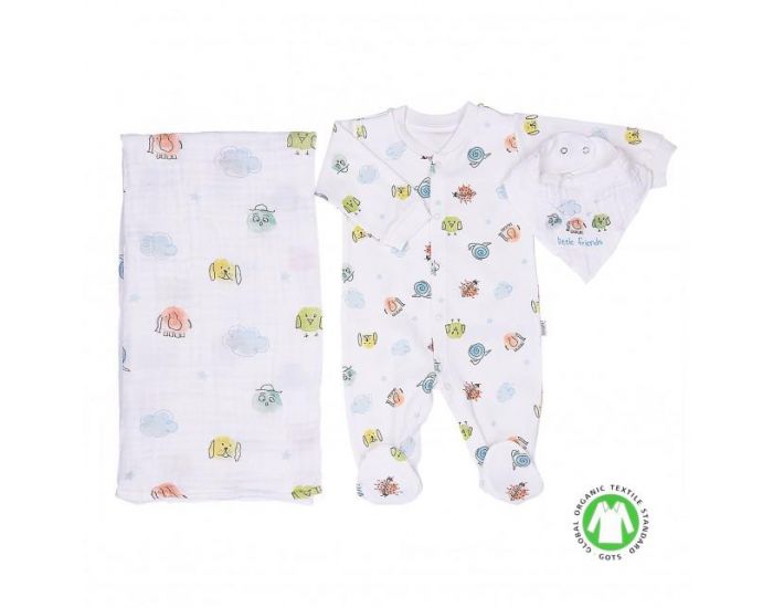 SEVIRA KIDS Kit Dors-Bien + Bandana + Lange - Little Friends (8)