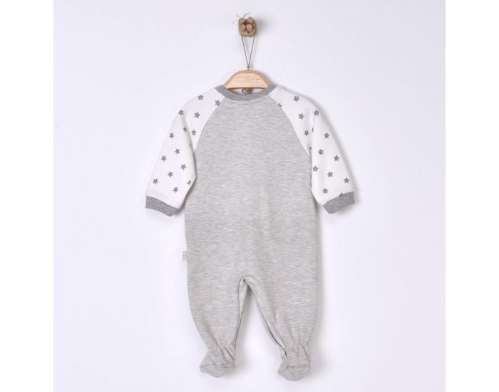 SEVIRA KIDS Dors-bien Bb avec Bavoir Bandana - Begin Gris (1)