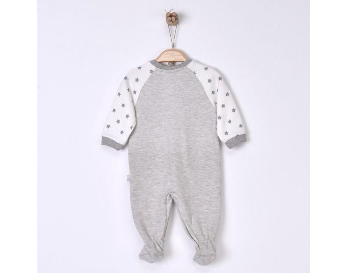 SEVIRA KIDS Dors-bien Bb avec Bavoir Bandana - Begin Gris (12)