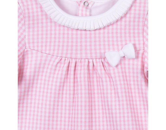 SEVIRA KIDS Robe bb et bandeau en coton bio de 3 mois  2 ans - Impression 3D - Collection Charlot (2)