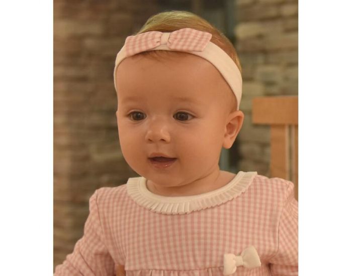 SEVIRA KIDS Robe bb et bandeau en coton bio de 3 mois  2 ans - Impression 3D - Collection Charlot (18)