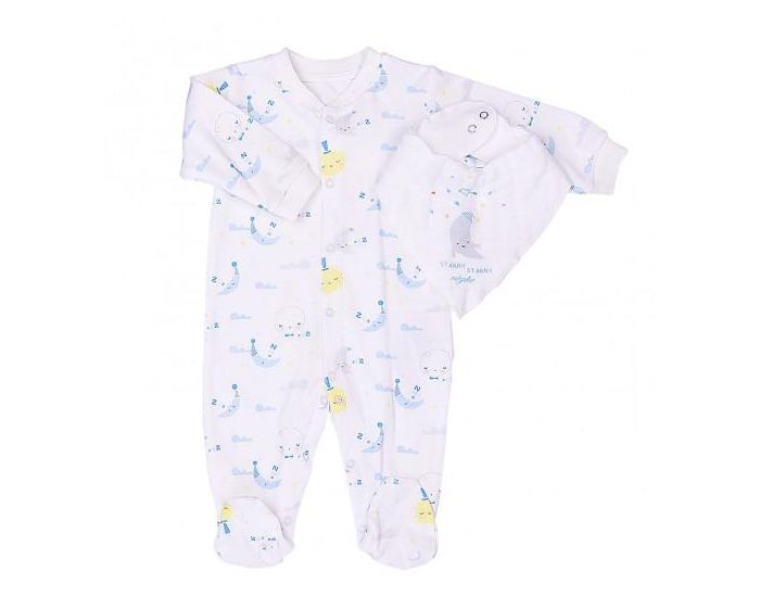 SEVIRA KIDS Kit Dors-Bien + Bandana + Lange - Dreams Bleu (1)
