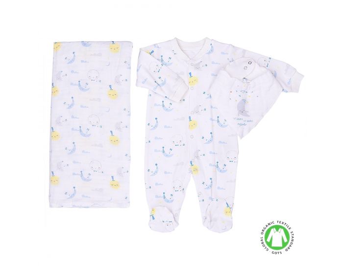 SEVIRA KIDS Kit Dors-Bien + Bandana + Lange - Dreams Bleu (5)