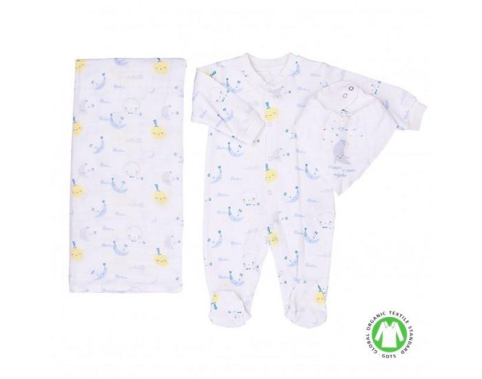 SEVIRA KIDS Kit Dors-Bien + Bandana + Lange - Dreams Bleu (8)