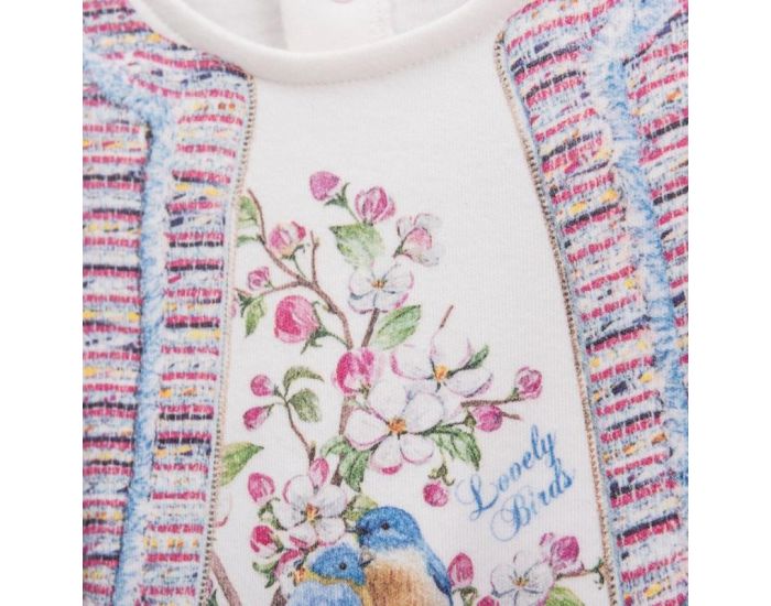 SEVIRA KIDS Robe bb en coton biologique de 3 mois  2 ans - Impression 3D - Collection Camille Bla (2)