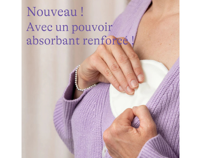LANSINOH Coussinets d'Allaitement Lavables - 2 paires (1)