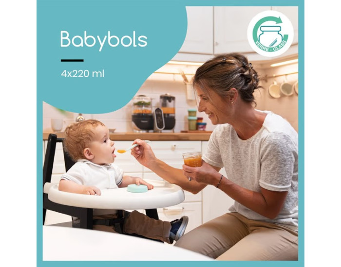 BABYMOOV Babybols en Verre - 4 x 220 ml (1)
