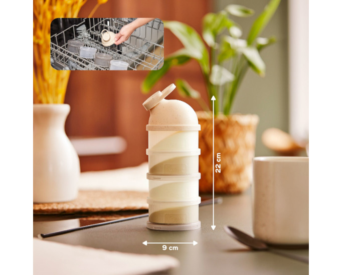 BABYMOOV Boite Doseuse de Lait Babydose Mineral Beige (1)