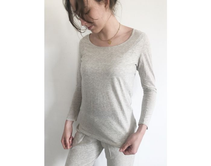 DOODERM Tee-shirt femme apaisant sensation seconde peau - Peaux sujettes  eczma (1)