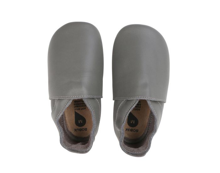BOBUX Chaussons Bb Soft Soles en cuir Classic Gris (1)