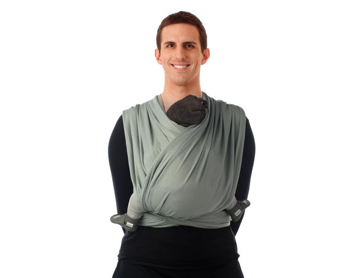 BABYLONIA BB-Slen charpe de Portage Tisse - Gris Violet (1)