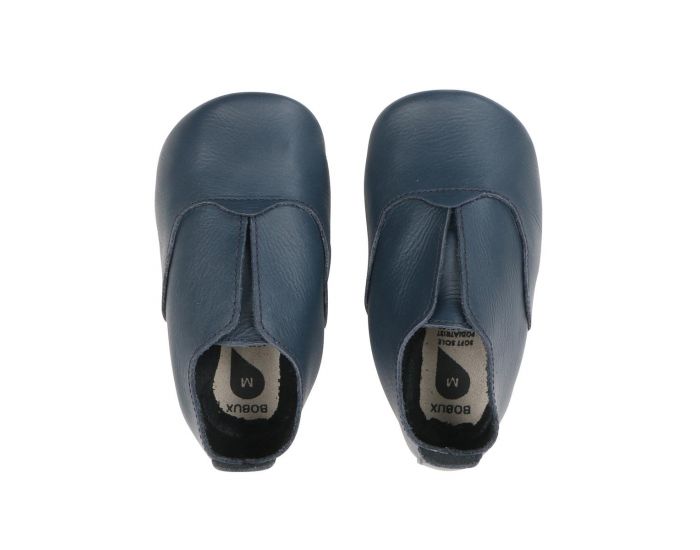 BOBUX Chaussons Bb Soft Soles en cuir Duke Marine (1)
