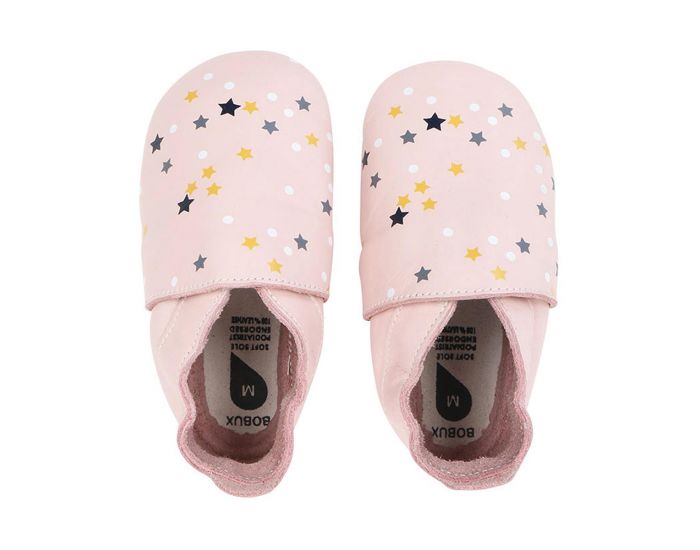 BOBUX Chaussons Bb Soft Soles en cuir - Voie lacte Ptale (1)
