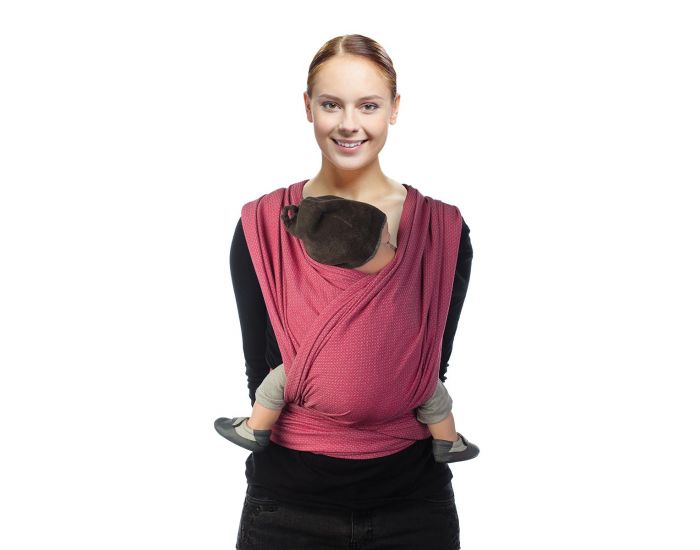 BABYLONIA BB-Slen charpe de Portage Tisse - Berry Dusk 490 cm (1)