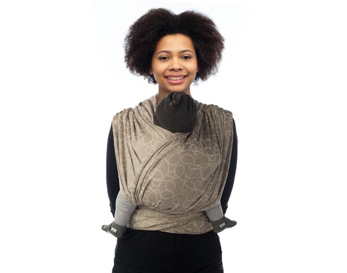 BABYLONIA BB-Slen charpe de Portage Tisse - Champagne (1)