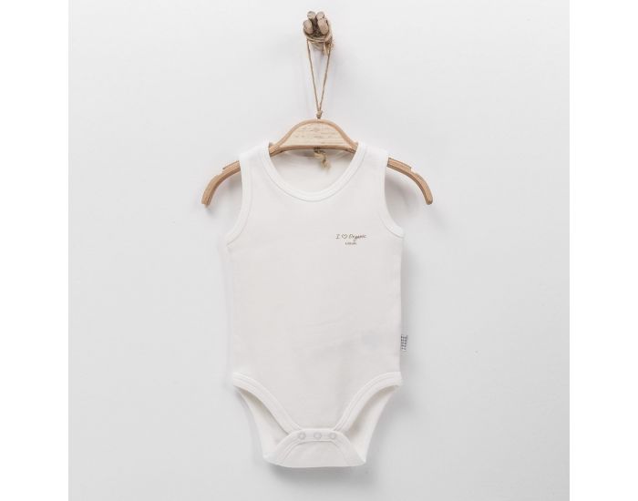 BEBESEO Body cru Sans Manches en coton biologique (1)